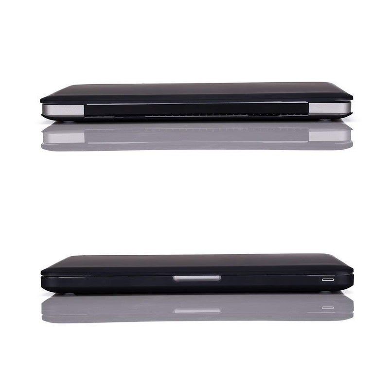 RUBAN Case Compatible with Old MacBook Pro 15 inch 2011 2010 2009 Release A1286, Plastic Hard Case Shell and Keyboard Cover for Older Version MacBook Pro 15 Inch with CD-ROM - Black - Image 4